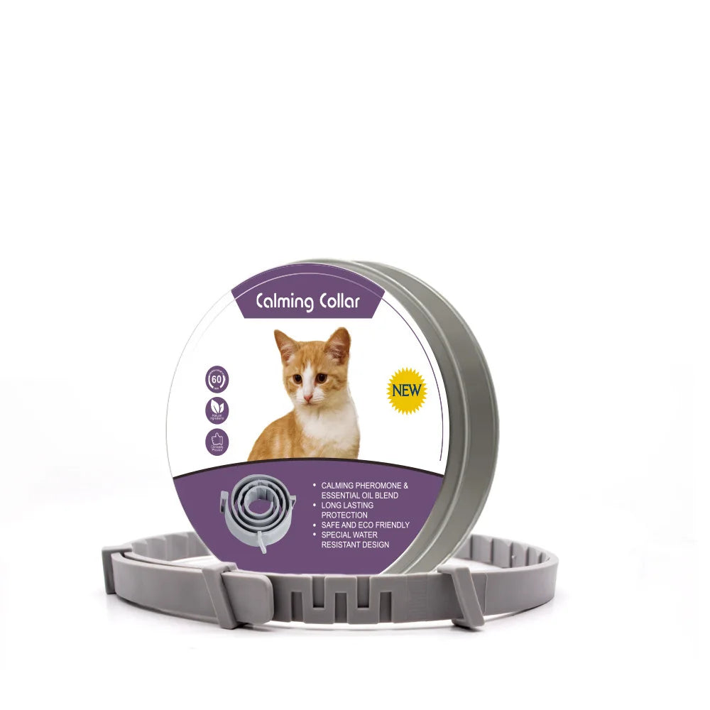 Your Pet’s Calm 🐾 – Anxiety-Relief Collar 😺🐶