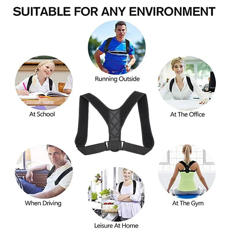 Enhance Your Posture: Unisex Back Correction Belt for Hunchback and Sitting Support