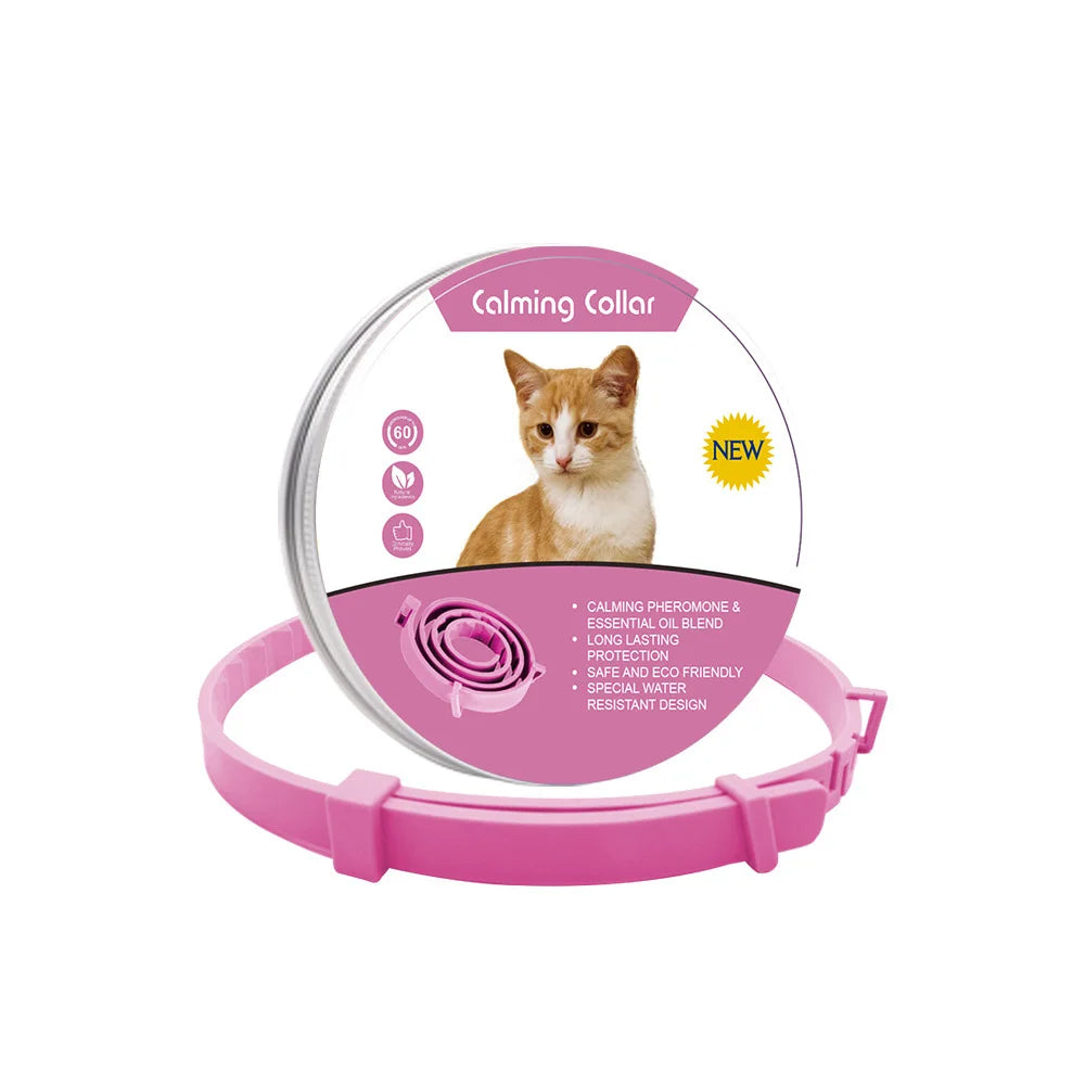 Your Pet’s Calm 🐾 – Anxiety-Relief Collar 😺🐶