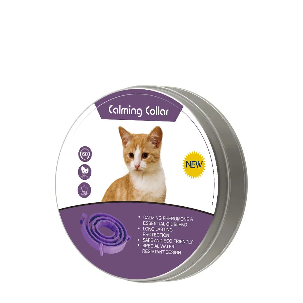Your Pet’s Calm 🐾 – Anxiety-Relief Collar 😺🐶