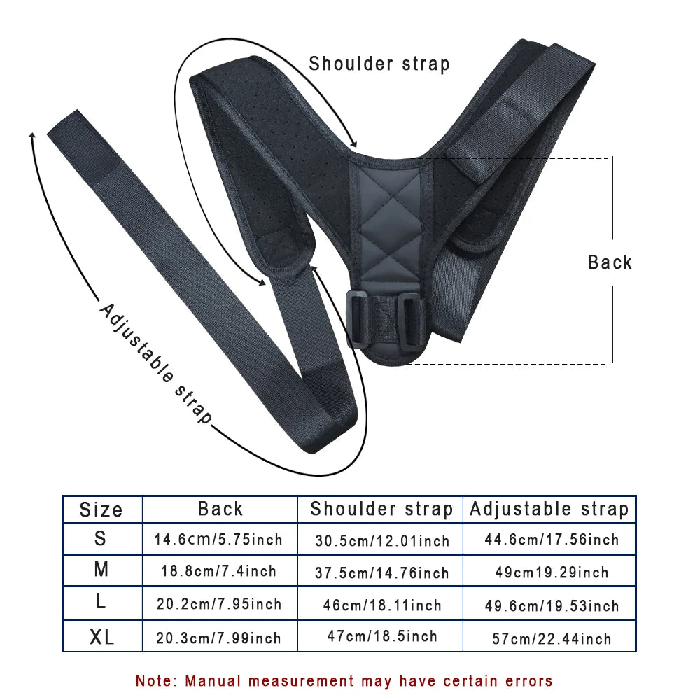 Enhance Your Posture: Unisex Back Correction Belt for Hunchback and Sitting Support