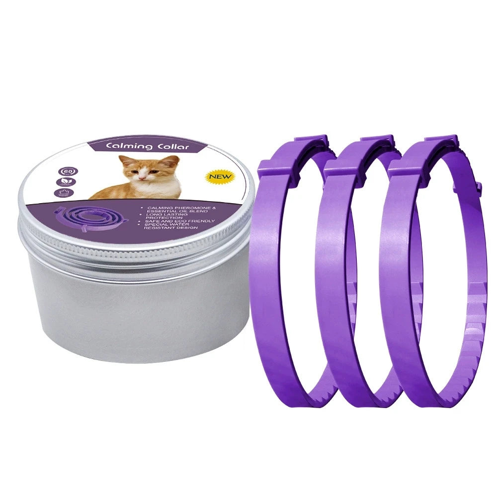 Your Pet’s Calm 🐾 – Anxiety-Relief Collar 😺🐶