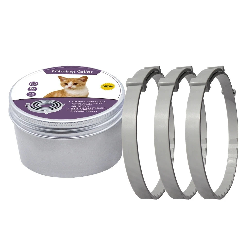 Your Pet’s Calm 🐾 – Anxiety-Relief Collar 😺🐶